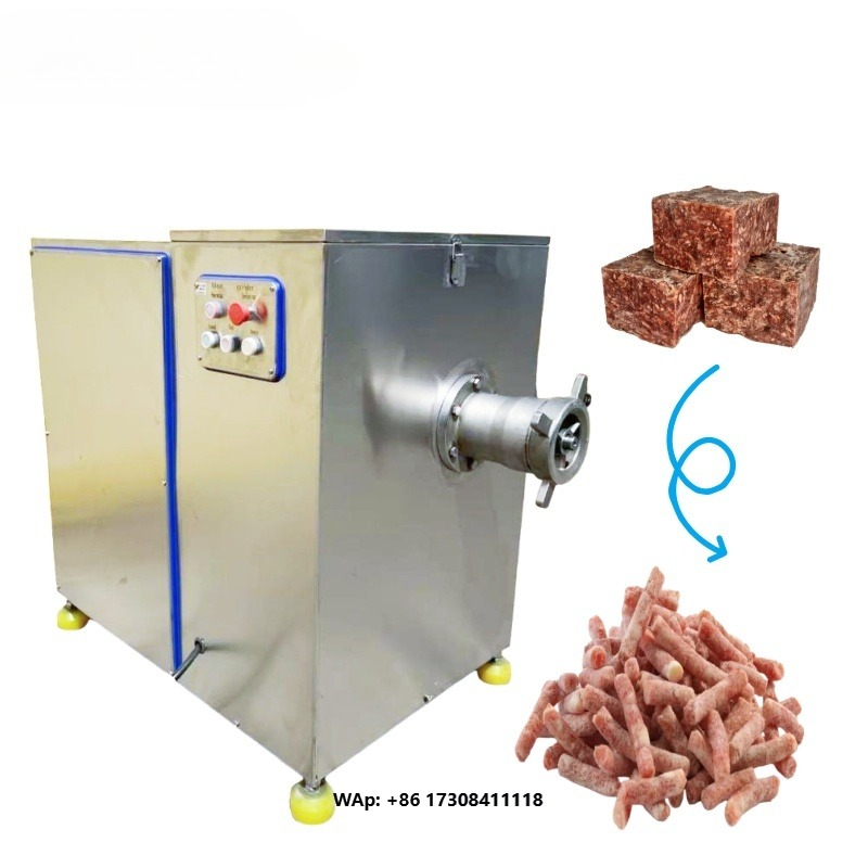 Bone Crusher Machine Commercial - 業務用 冷凍肉粉砕機、肉挽き機、魚の骨を砕く機械、肉加工機、304ステンレス製電動ミンサー
