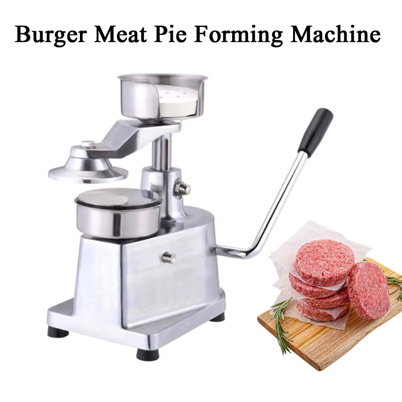 Meat Patty Maker Press Manual - 130/100MM業務用手動ハンバーガーパティプレス機、丸型ミートボール成形機、プレスミートパイケーキマシン