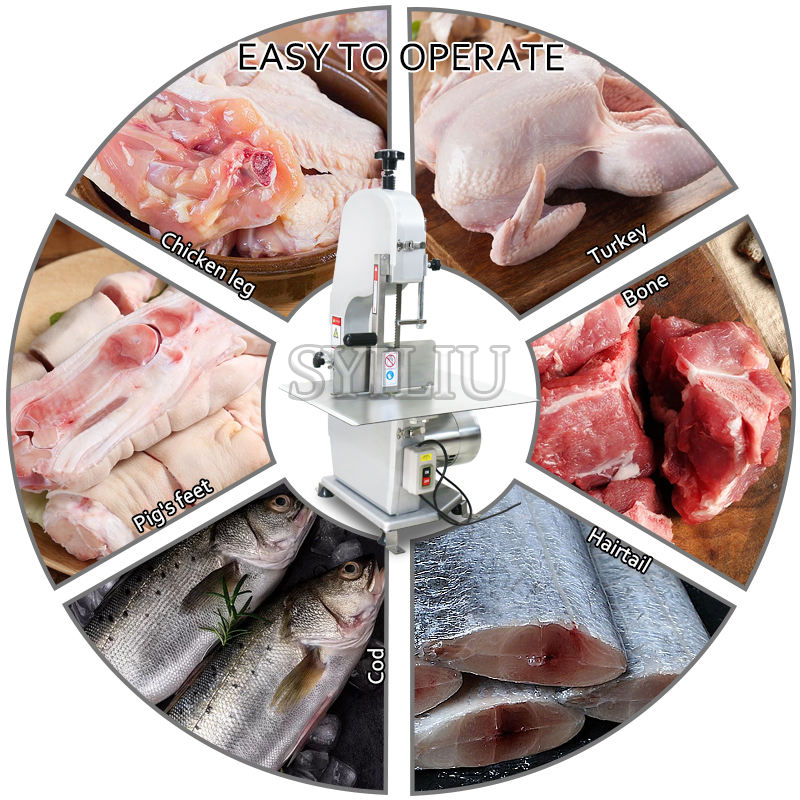 Industrial Meat Grinder 1500W - 業務用骨鋸機、商用切断機、ホルス社製肉切断機、肉用鋸、肉挽き機、骨切断機