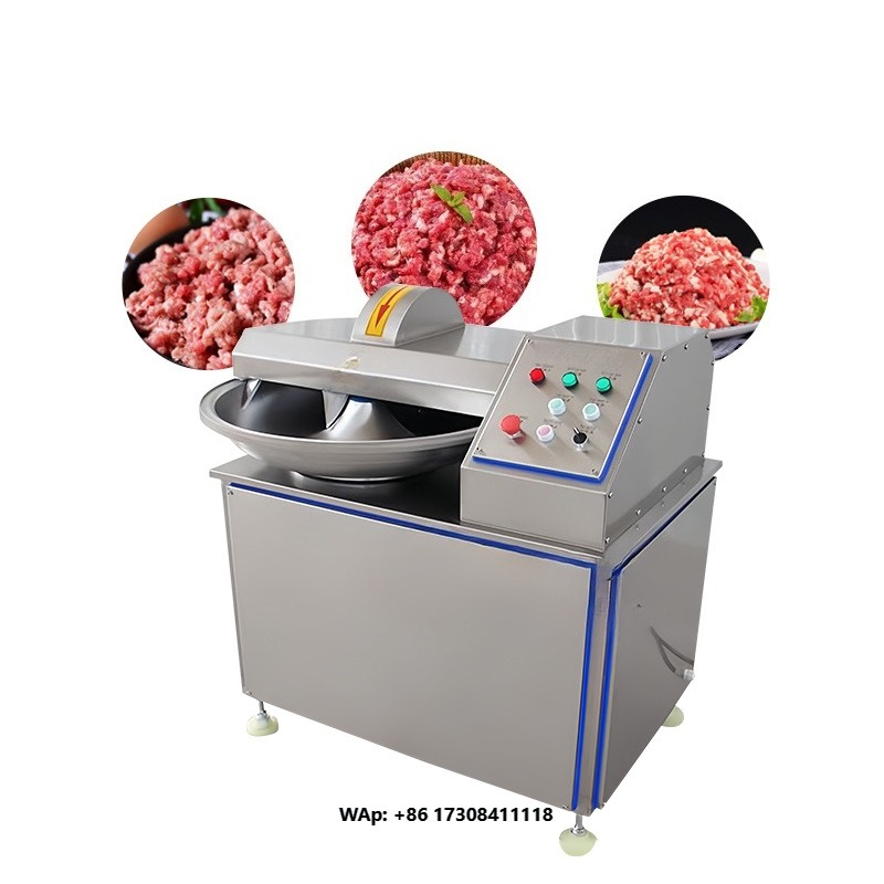 Commercial Bowl Chopper Meat - 業務用20L容量の肉用ボウルカッター兼チョッパー。大量のミートボールやソースを加工するための肉製品製造機械。