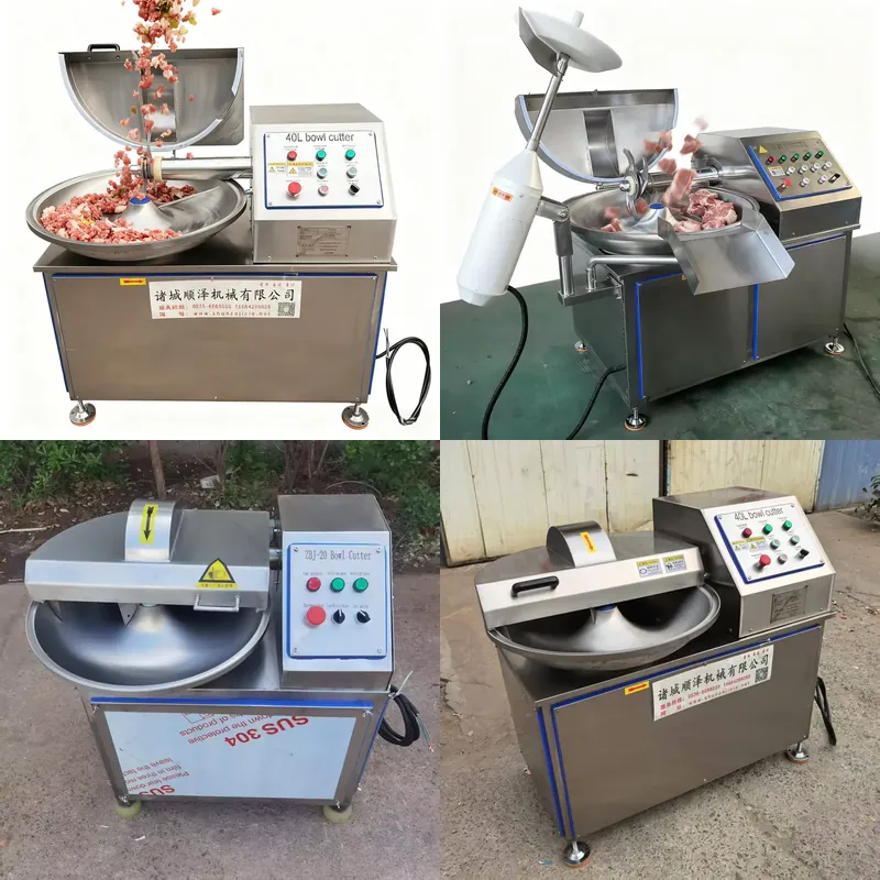 Commercial Bowl Chopper Meat - SUS304製、20L、40L、80L、125Lの高品質ミート＆ベジタブルボウルカッター。ソーセージ製造用、業務用ミートチョッパー。