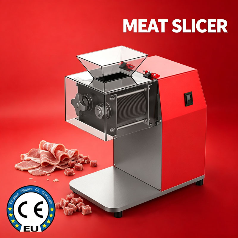 Electric Meat Mincer 850W - 業務用電動ミートスライサー、ステンレス製、自動野菜カッター、ミンサー、EU/USプラグ対応
