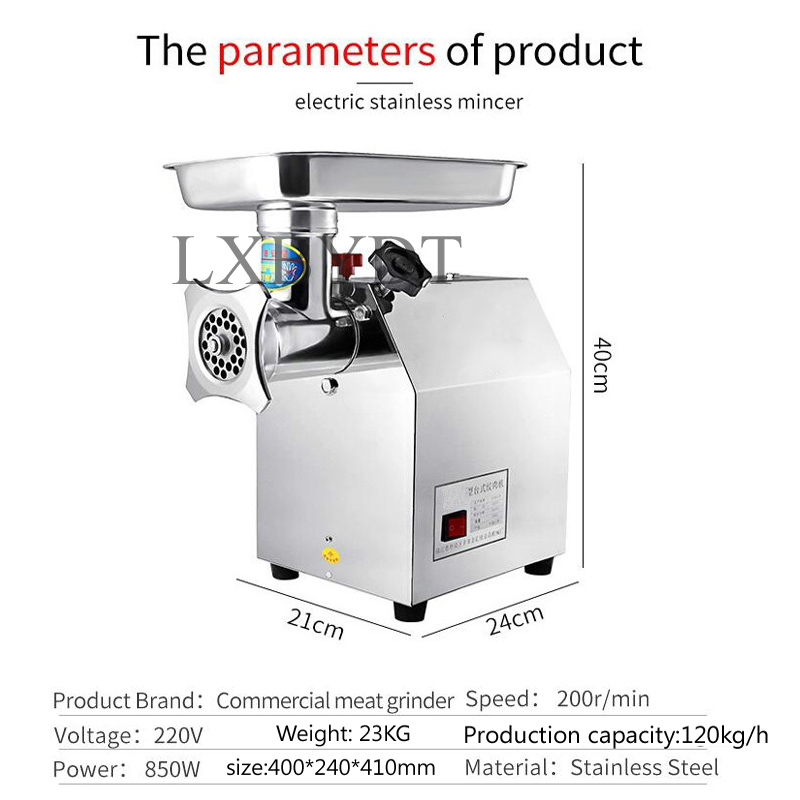 人気商品 業務用 プロフェッショナル デスクトップ型 ステン - Electric Meat Mincer 850W のレビューと価格
