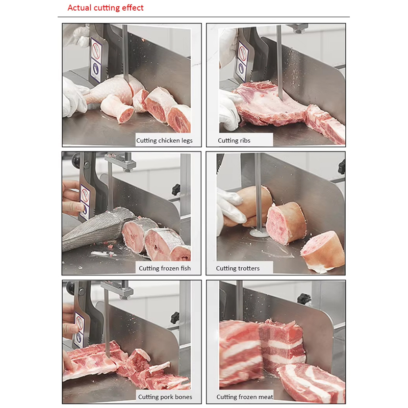 ステンレス鋼製肉帯鋸骨切断機業務用鶏肉カッター冷凍豚足切断・ - Meat Band Saw Cutting Machine のレビューと価格