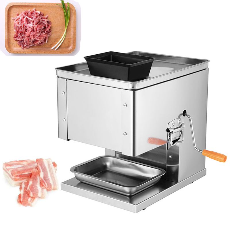 業務用電動ミートスライサーカッター ステンレス製 自動野菜カ - Electric Meat Mincer 850W のレビューと価格