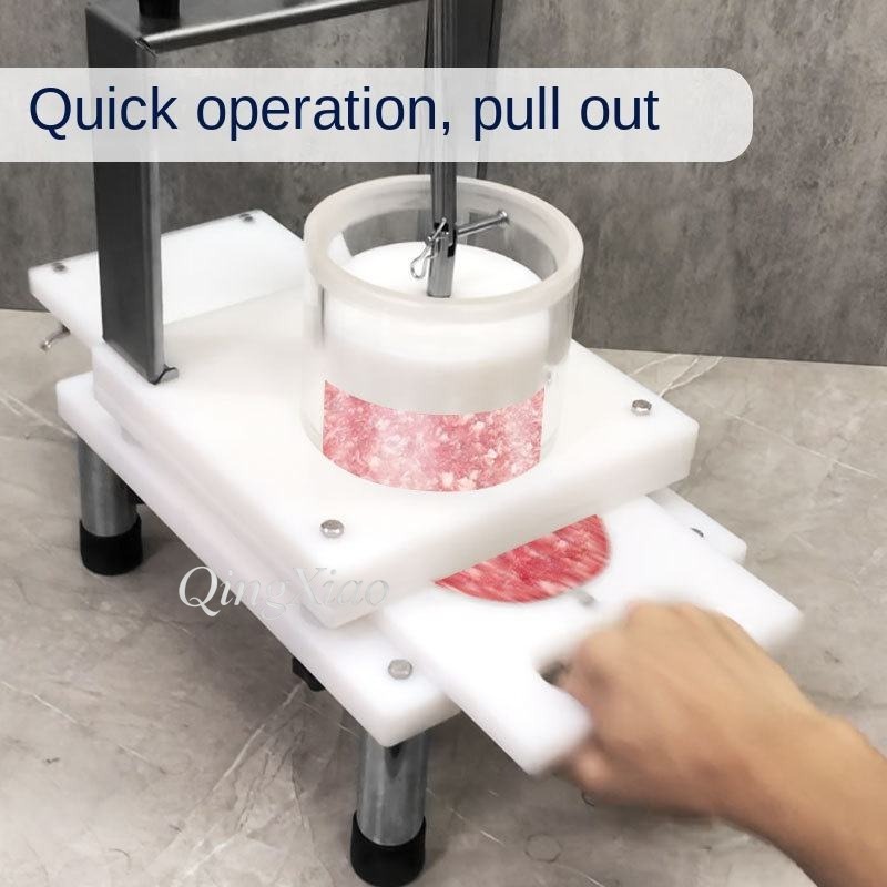 ベストセラーハンバーガーパティプレス機 家庭用業務用バーガー - Meat Patty Maker Press Manual のレビューと価格
