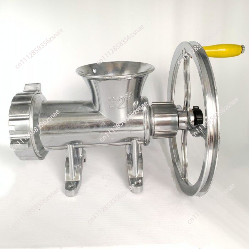 32番手動式肉挽き機ソーセージメーカー、鶏肉、唐辛子用アルミ - Meat Grinder Sausage Maker 32 のレビューと価格
