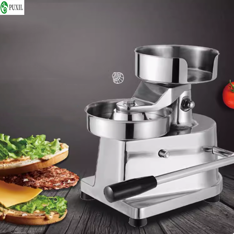 業務用ハンバーガー製造機、手動肉パティ製造機、小型家庭用屋台 - Meat Patty Maker Press Manual のレビューと価格