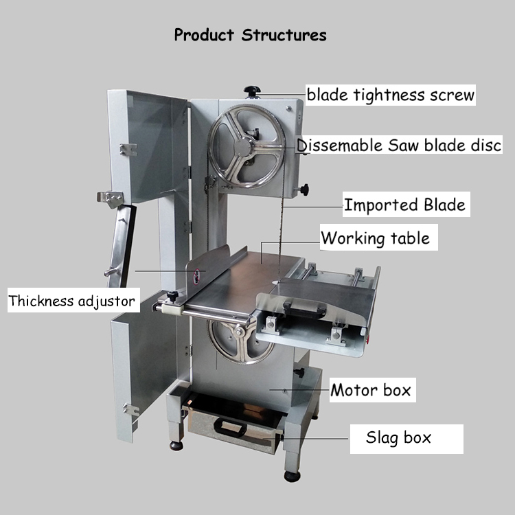 ステンレス鋼肉骨切断機 リブ切断機 肉帯鋸カッター 骨鋸 肉 - Meat Band Saw Cutting Machine のレビューと価格