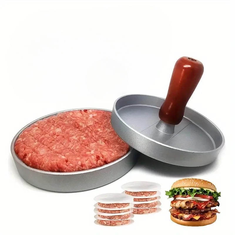 バーガーマニュアルミートプレスミートパティマシン、ベジタリア - Meat Patty Maker Press Manual のレビューと価格