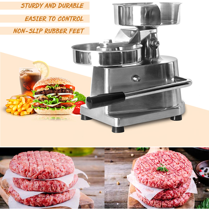 ハンバーガープレス 手動バーガーメーカー機器 丸型肉成形 ス - Meat Patty Maker Press Manual のレビューと価格