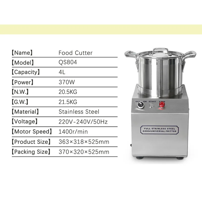 業務用多機能フードカッター、4/6/10/15リットル大容量 - Commercial Bowl Chopper Meat のレビューと価格