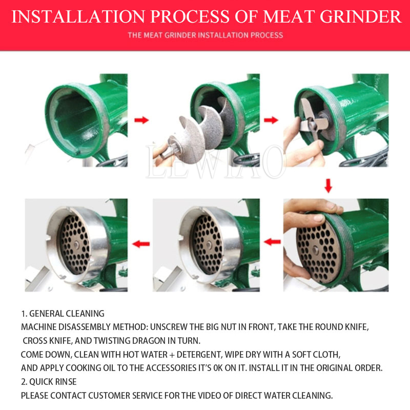 電動ミートグラインダー業務用強力ソーセージスタッファーマシン - Meat Grinder Sausage Maker 32 のレビューと価格