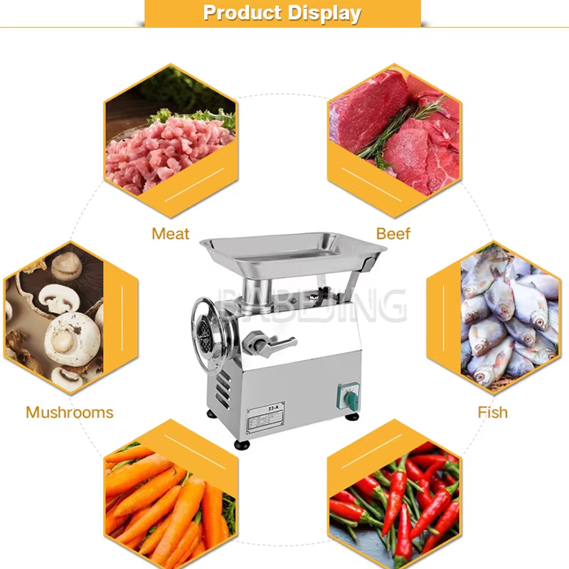 BABEJING 業務用ミートグラインダー、電動ステンレス製 - Heavy Duty Meat Grinder 22 のレビューと価格