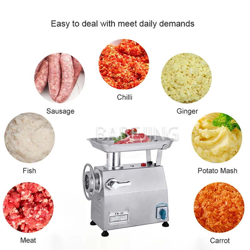 BABEJING 業務用ミートグラインダー、電動ステンレス製 - Heavy Duty Meat Grinder 22 のレビューと価格