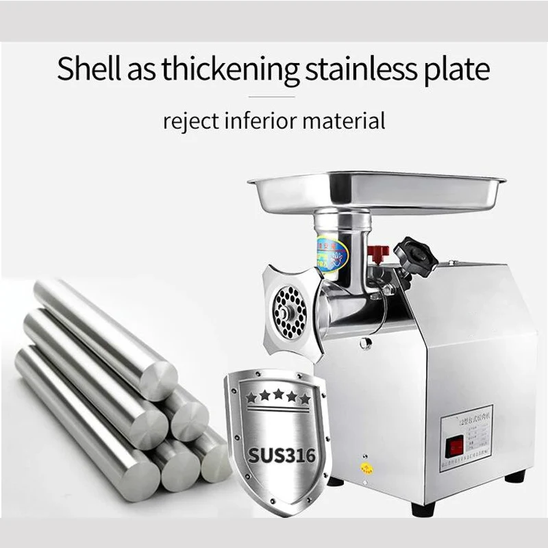 家庭用電動ミンサー、ソーセージ製造機、ステンレス製肉挽き器、 - Electric Meat Mincer 850W のレビューと価格